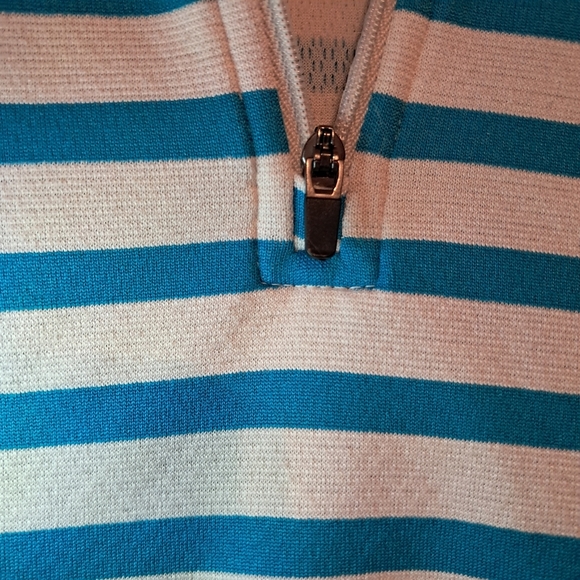 Patagonia Capilene 3 Midweight Half Zip Striped Pullover Base Layer Women's Med - Picture 4 of 8